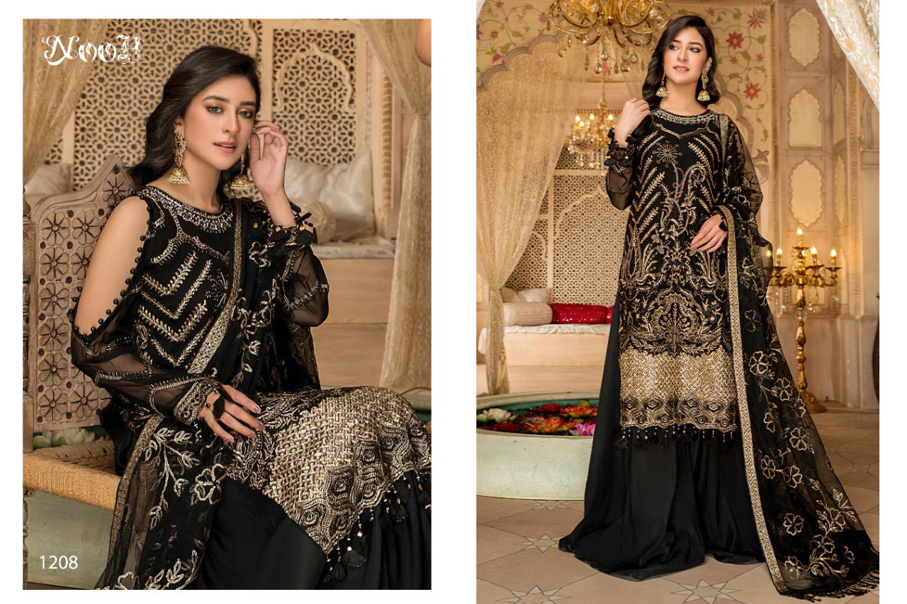 Noor Rangoon 2 Heavy Fancy Georgette Festive Wear Pakistani Salwar Kameez